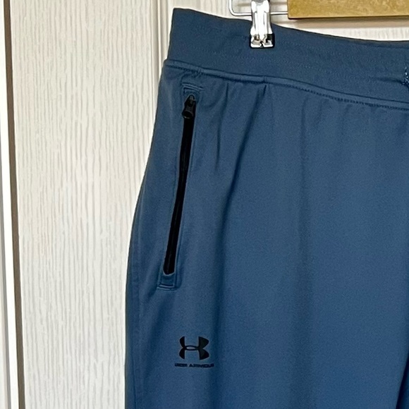 Under Armour UA Men’s Sportstyle Tricote Joggers Blue Size XXL - Picture 8 of 12